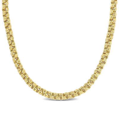 Pre-owned Amour 18-inch Woven Necklace In 14k Yellow Gold