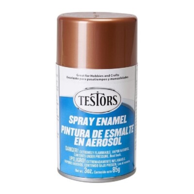 Testors Enamel Spray Paints : Gloss/ Flat/ Metallic 3oz Can