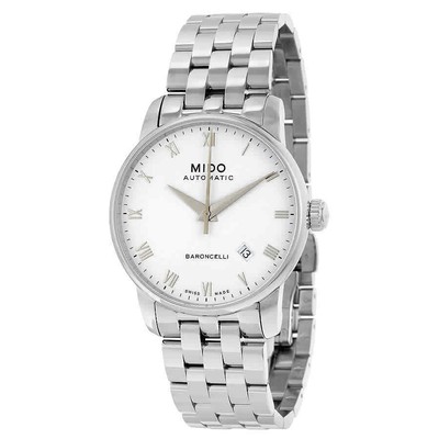 Mido Baroncelli Automatic White Dial Mens Watch M86004261