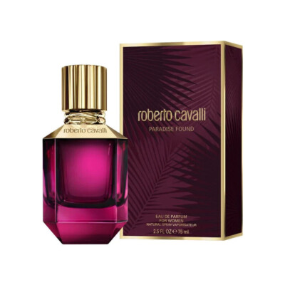PARADISE FOUND ROBERTO CAVALLI-WOMEN-EDP-SPRAY-2.5 OZ-75 ML-AUTHENTIC-FRANCE