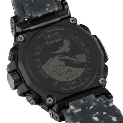Pre-owned Casio Pro Trek Prw-61nj-1jr Japan Men Watch Nature Conservation Limited Solar