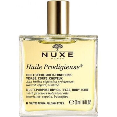 Nuxe Huile Prodigieuse Multi Purpose Dry Oil Face-Body-Hair 50ml/100ml To Choose