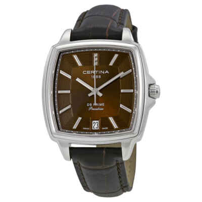 Pre-owned Certina Ds Prime Shape Brown Dial Ladies Watch C028.310.16.296.00