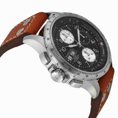 Pre-owned Hamilton Men's Khaki X Wind Lefty Automatic Chronograph Men's Watch H77616533
