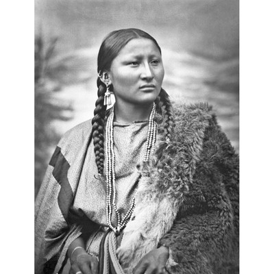 Native American Arapaho Pretty Nose 1879 Photo Canvas Wall Art Print Poster