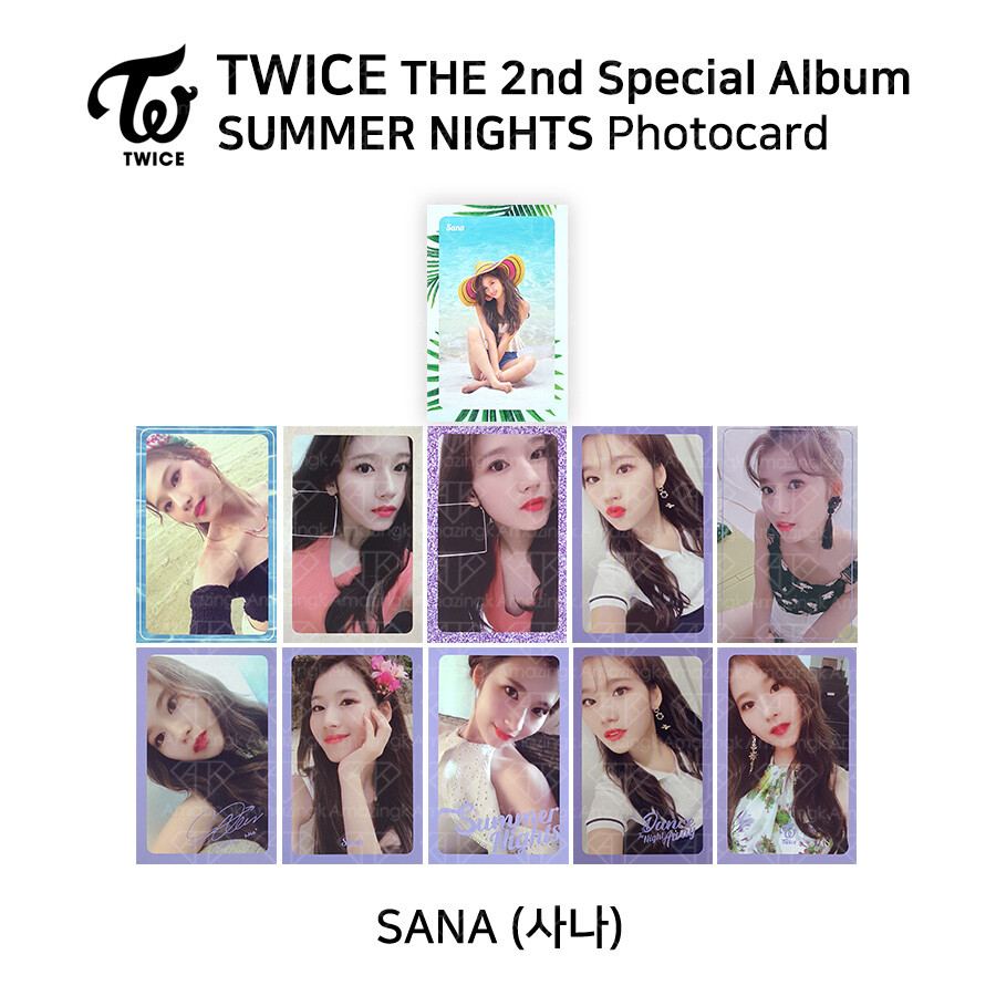 TWICE SUMMER NIGHTS DANCE THE NIGHT AWAY Official Photocard