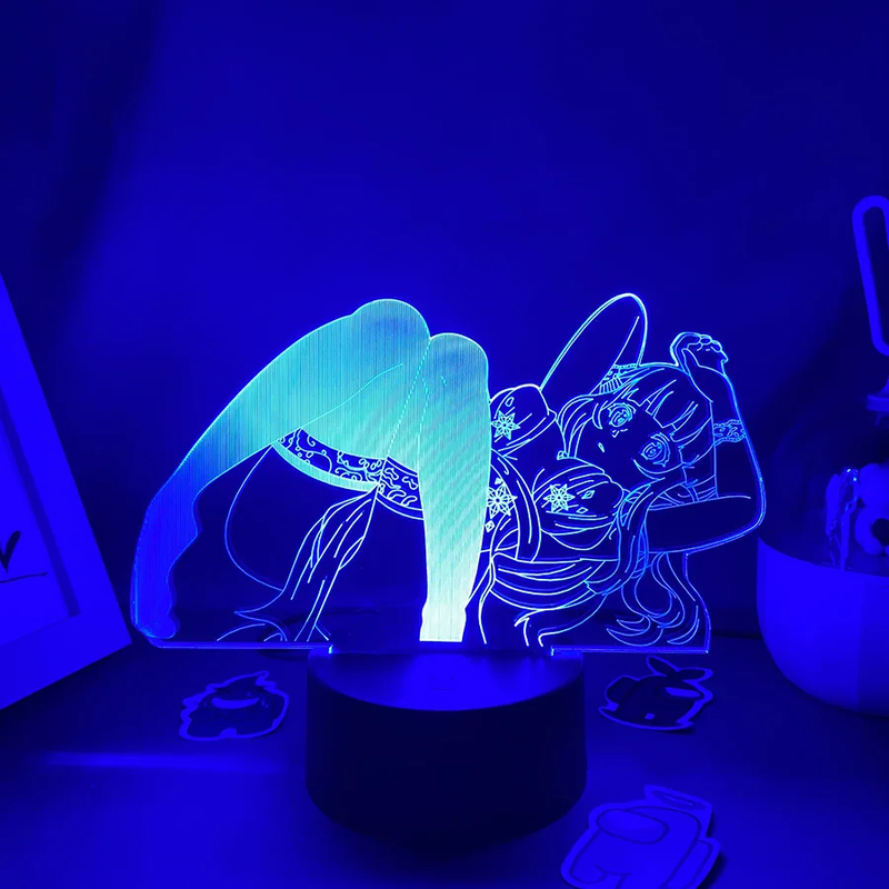 Animal 3D LED Neon Night Lights Kawaii Birthday Gift for Friend Otaku Bedroom Be
