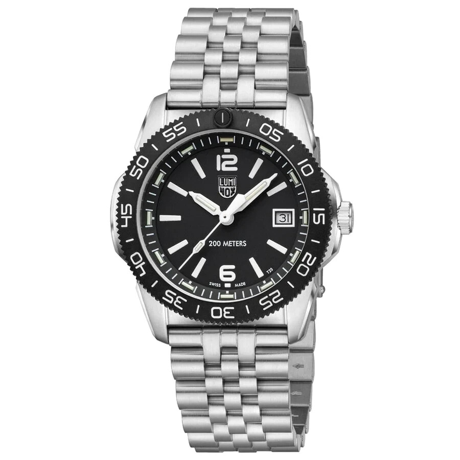 Pre-owned Luminox Xs.3122m Pacific Diver Ripple Dive Swiss Made Watch 39mm