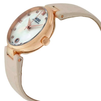 Pre-owned Mido Baroncelli Ii Automatic Ladies Watch M022.207.36.116.11
