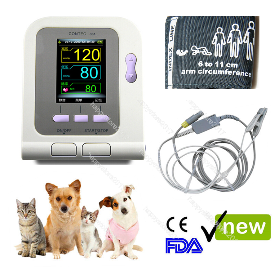 CONTEC08AVET Digital Blood Pressure Monitor,Veterinary/Vet/Animal