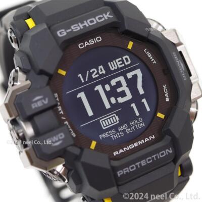 Pre-owned Casio G-shock Rangeman Radio Solar Watch Men's Gpr-h1000-1jr Master Of