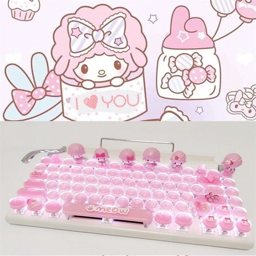 maimero　0828 My Melody Kuromi Cinnamoroll Mechanical Keyboard 87 /104