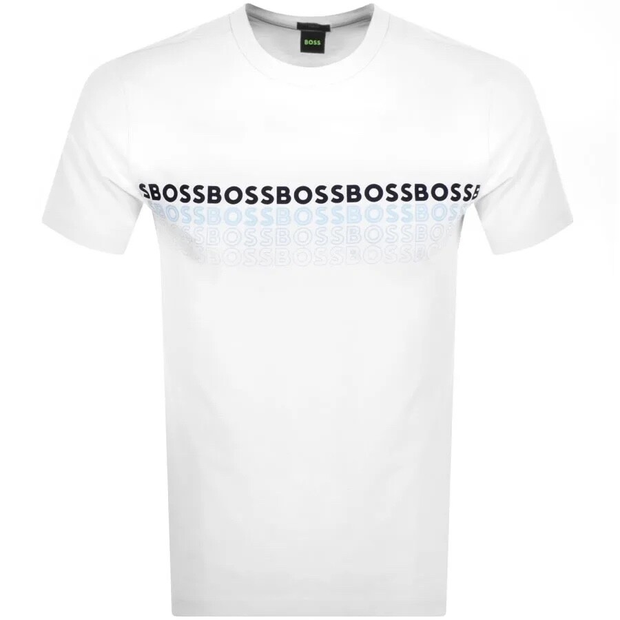 

Мужская футболка стандартного кроя HUGO BOSS Tee 2 белого цвета 50488785 100, Белый, HUGO BOSS 50488785