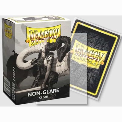 Matte Non-Glare Clear Standard Size 100 ct. Dragon Shield Sleeves