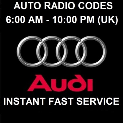 Audi A1 Radio Codes Unlock Stereo Code PIN | Concert - Symphony - Chorus RNS-E 