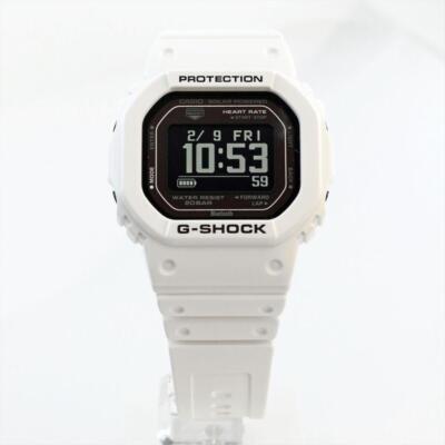 Pre-owned Casio G-shock Dw-h5600-7jr Men Watch G-squad Sport Bluetooth Digital Box