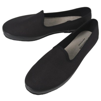 Moonstar Fine Vulcanized Slip-on BRAVAS Black Kurume NEW F/S Japan 