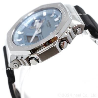 Pre-owned Casio G-shock Gbm-2100a-1a2jf Metal Case Blue Dial Bluetooth Men's Watch