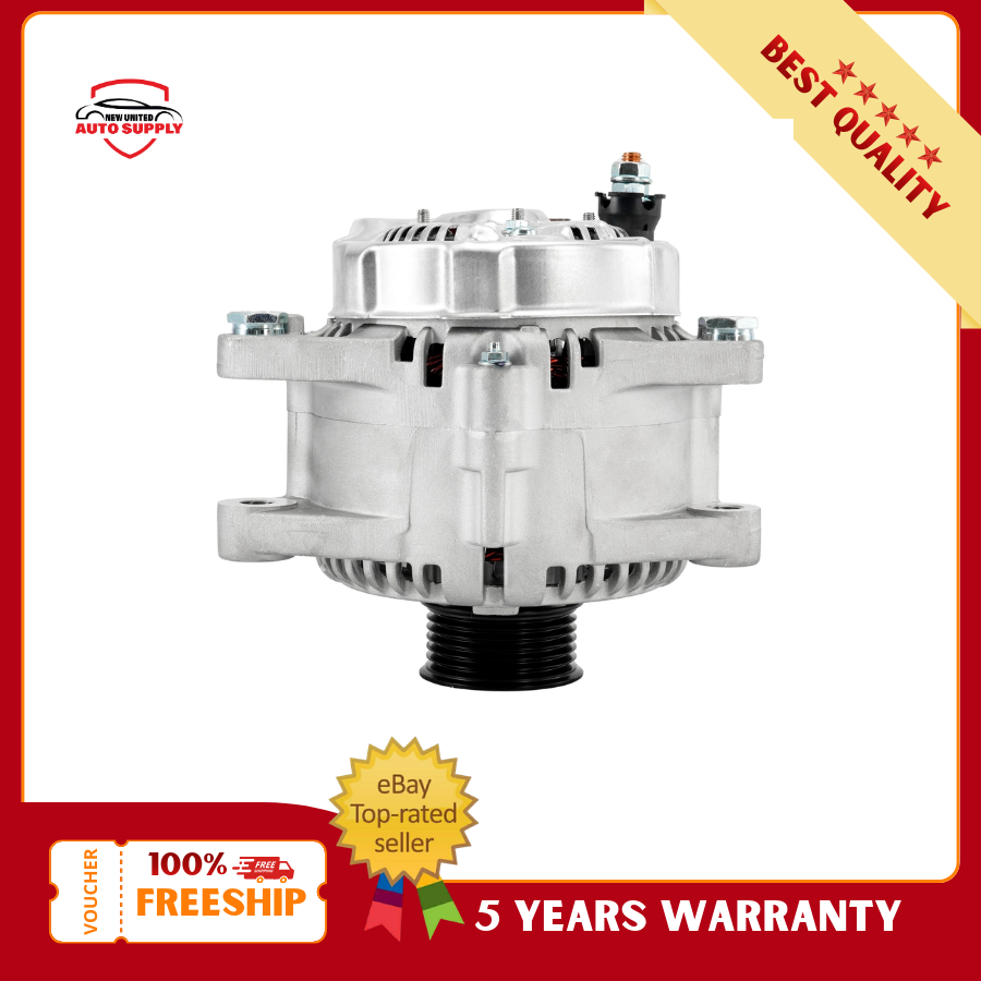 6-Groove Pulley 11191 Alternator 130A CW Right For 06-10 Hyundai Kia 3.3L 3.8L