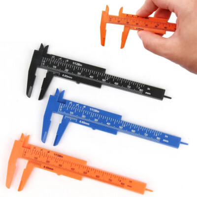 1x 80mm Vernier Caliper Mini Sliding Double Scale Vernier Caliper Measure Ruler
