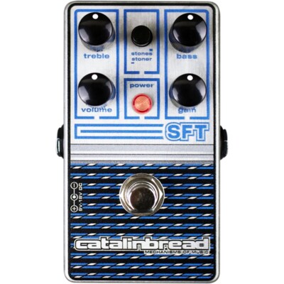 Catalinbread SFT AMPEG Inspired Foundation Overdrive Pedal, Metallic Sapphire