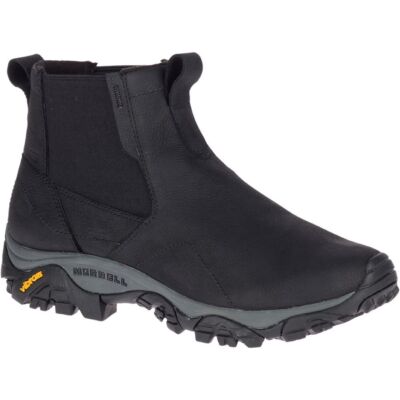 Merrell Men's Moab Adventure Chelsea Polar Waterproof Leather Boots Black J61847