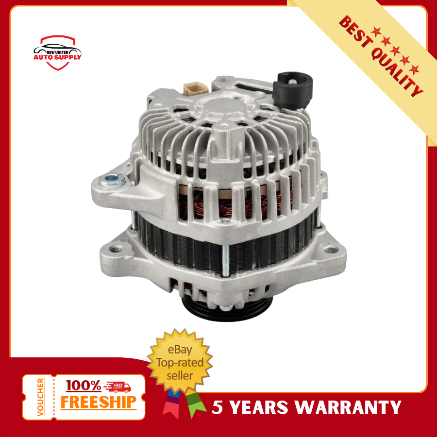11410 Alternator 95A 12V 5-Groove Pulley CW For 2009-14 Honda Fit City L4 1.5L