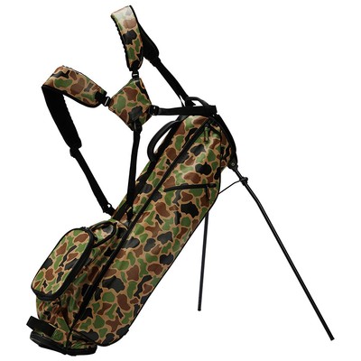 Мужская сумка для гольфа TaylorMade Flextech Carry Премиум-класса с подставкой для гольфа - N2657701 - Камуфляж - Новинка
