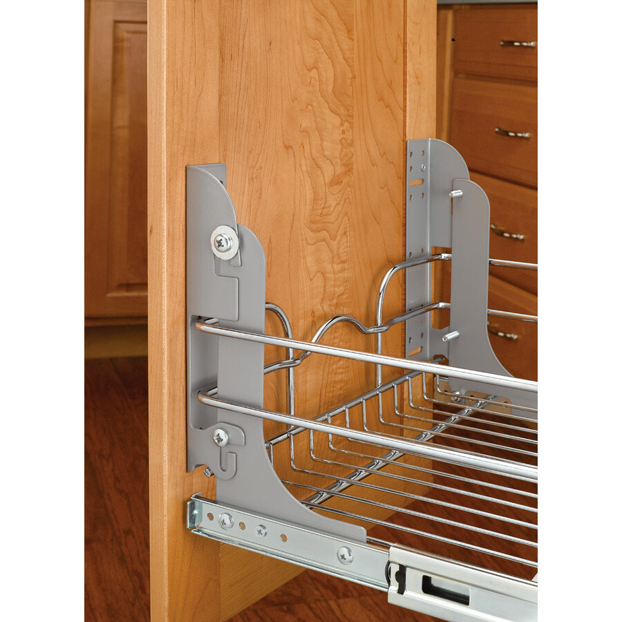 Rev A Shelf Pull Out Trash Can Mounting Kit Cabinet Door Waste
