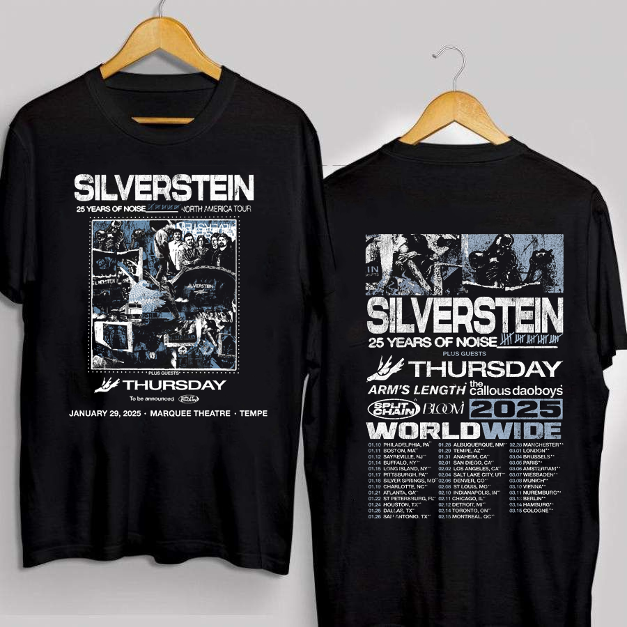 Silverstein Band World Tour 2025 Collection Gift For Fan S