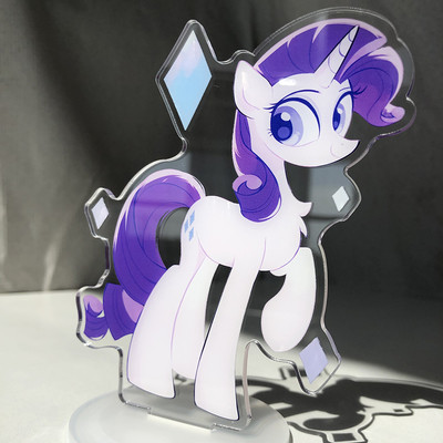 My Little Pony Pie Rainbow Dash Fluttershy Rarity Acrylic Stand Figure 10-12CM