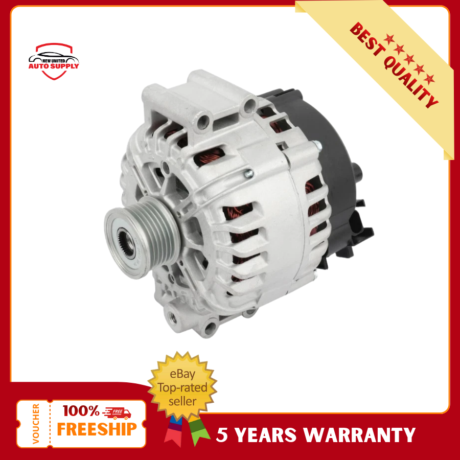 11260A Alternator 6-Groove Pulley CW 12V 180A for 06-08 BMW Series L6 3.0L