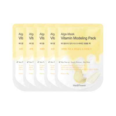 Medi Flower Alge-Mask Vitamin Modeling Pack 28g*5Pcs - FREE SHIPPING