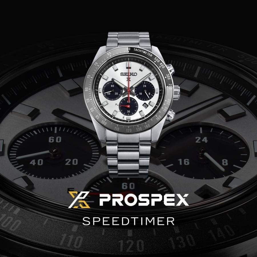 Pre-owned Seiko Prospex Sbdl095 Speedtimer Silver Dial Solar Chronograph Men Watch J .jp