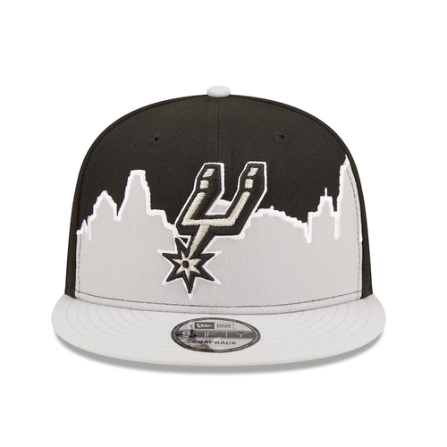 Мужская кепка New Era 9Fifty Black/Silver San Antonio Spurs 2022 Tip-Off Snapback