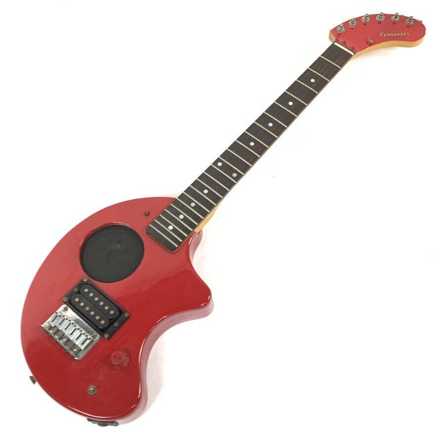 FERNANDES ZO-3 ギター Fernandes ZO-3 NOMAD RED Built-in Amp travel guitar