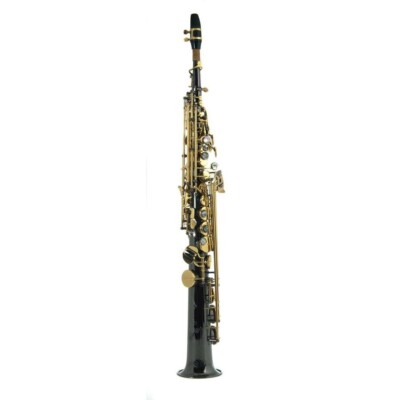 John Packer Bb Soprano Saxophone - Black Body/Gold Keys (JP043B)