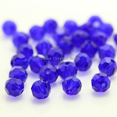 4mm 6mm 8mm 10mm Round Glass Beads Faceted Crystal Beads Jewelry Making Findings