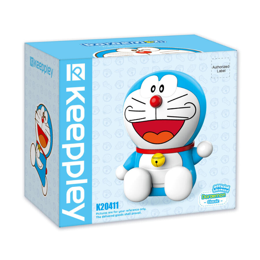 Authentic Qman Keeppley Kuppy Building Blocks Doraemon Classic