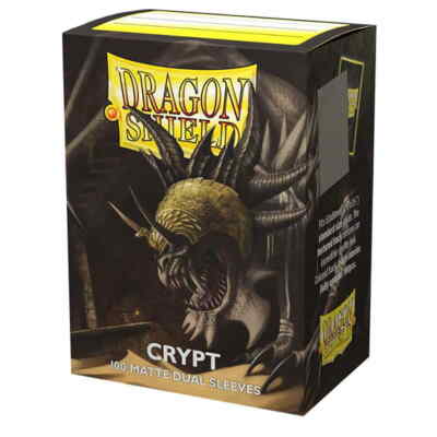 Dual Matte Crypt 100 ct Dragon Shield Sleeves Standard Size VOLUME DISCOUNT