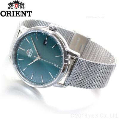 Pre-owned Orient Watch Rn-ac0e06e Contemporary Basic Concept Mesh