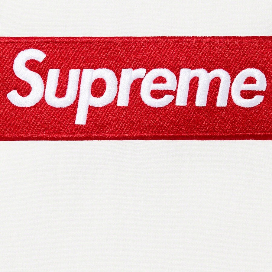 Pre-owned Supreme 21fw Box Logo Hooded Sweatshirt White L