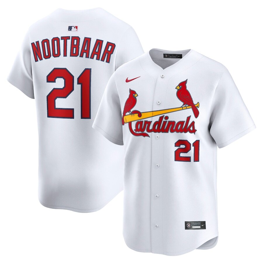 St Louis Cardinals Lars Nootbaar #21 Nike White 2025
