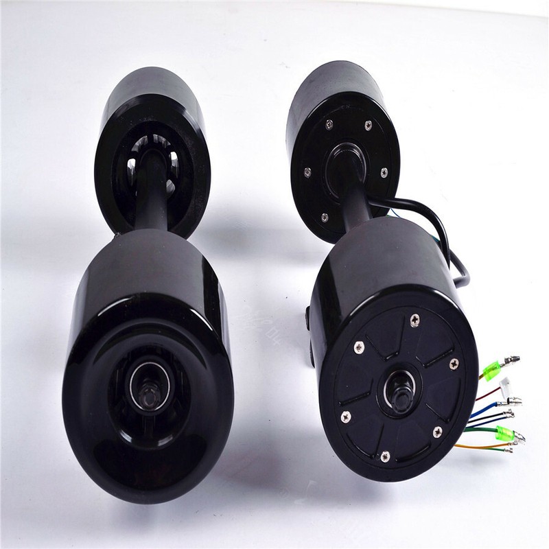 90mm 300W Powered Dual Hub Motor Kit For DIY Electric Skateboard Set Wheel Parts