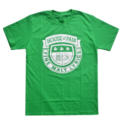 NEW House Of Pain Band Logo Short Sleeve Green All Size Unisex Shirt AR160