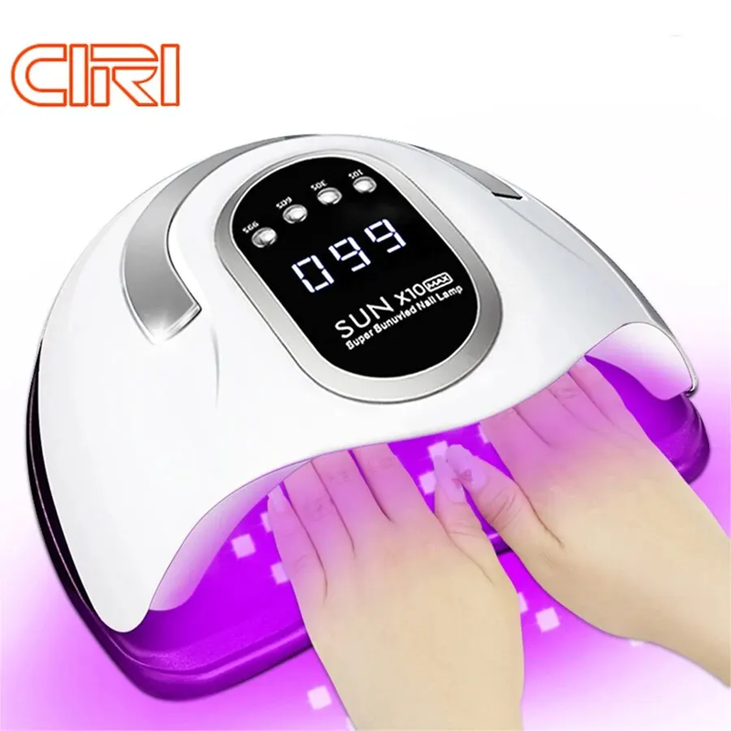 SUN X10MAX UV LED Nail Lamp for Manicure 280W Gel Polish Drying Machine