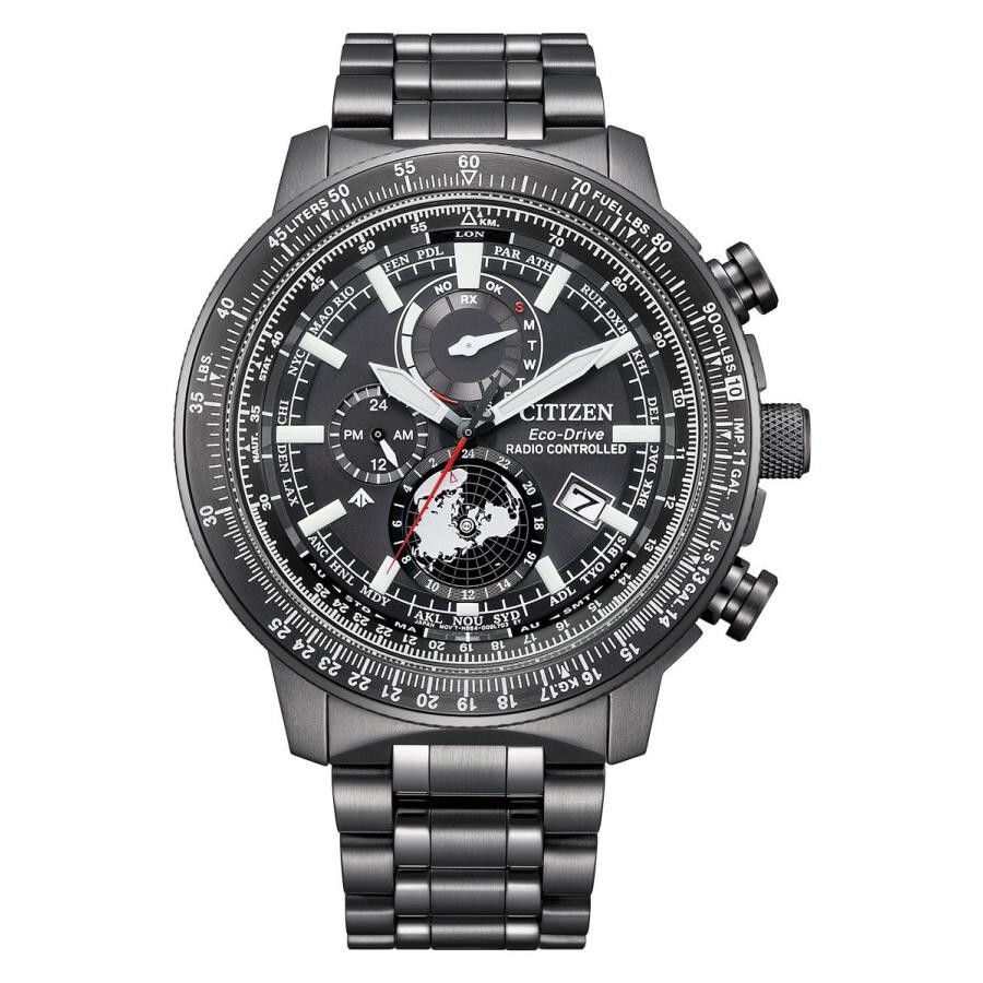 Pre-owned Citizen Promaster Sky Eco Drive Direct Flight Watch Men's By3005-56g