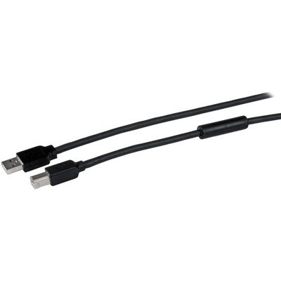 StarTech 15m / 50 ft Active USB 2.0 A to B Cable M/M USB2HAB50AC