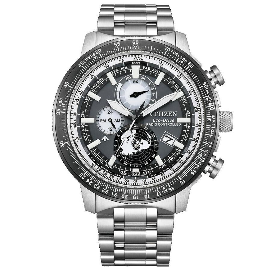Pre-owned Citizen Promaster By3006-53h Sky Series Geo Trekker Eco Drive Men's Watch