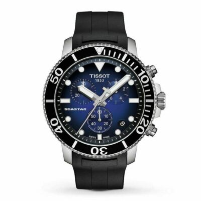 New Tissot Seastar 1000 Blue Dial Swiss Quartz Men's Watch T1204171704100